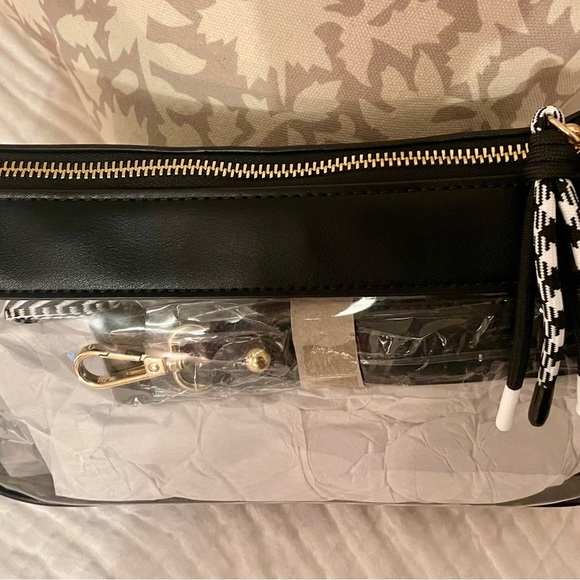 NWT Shiraleah clear spectator Crossbody Bag with two Straps in protective bag - Picture 3 of 8